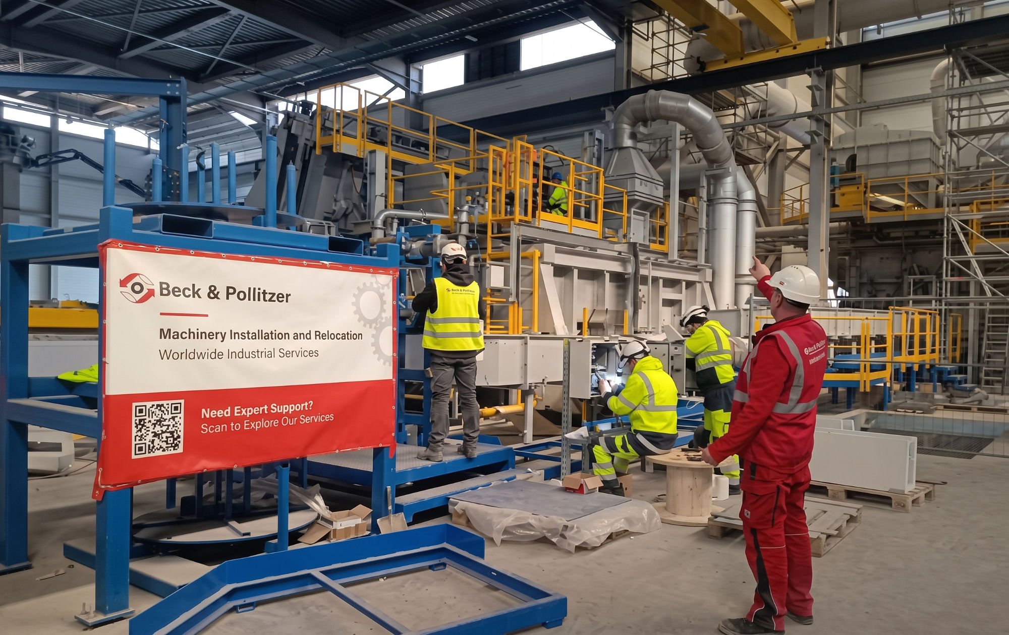 Turnkey Aluminium Slab Casting Line Installation by Beck & Pollitzer