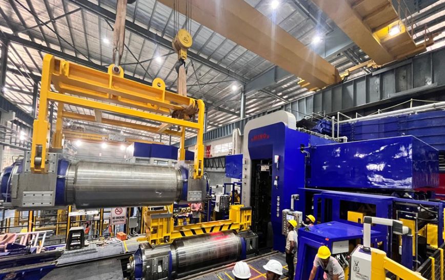 Aluminium plant cold rolling mill installation by B&P India