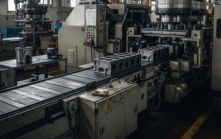 Cylinder head and block line transfer