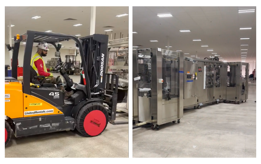 Cosmetic Bottling Line Relocation