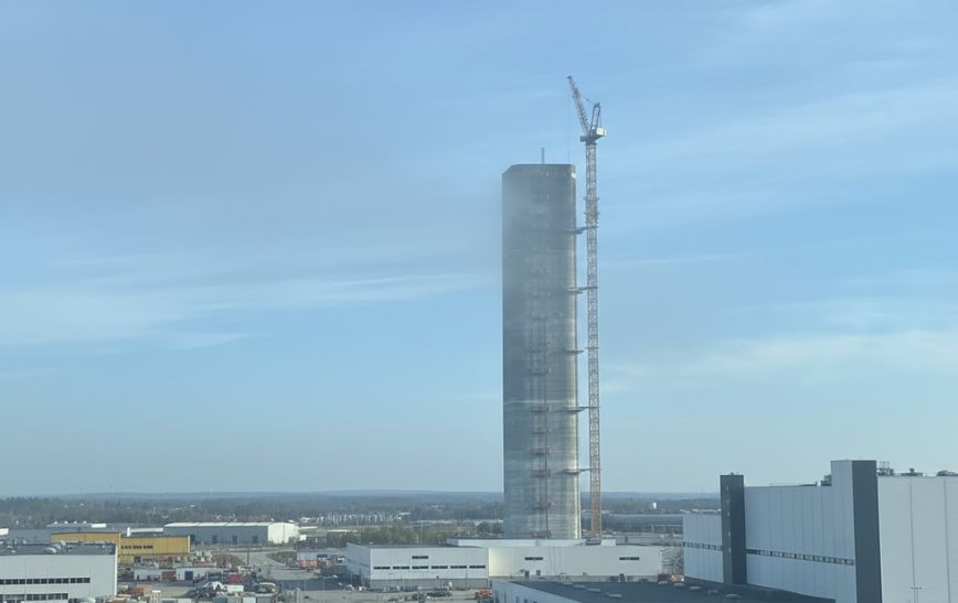 Electrical installation at Power cable extrusion tower Sweden