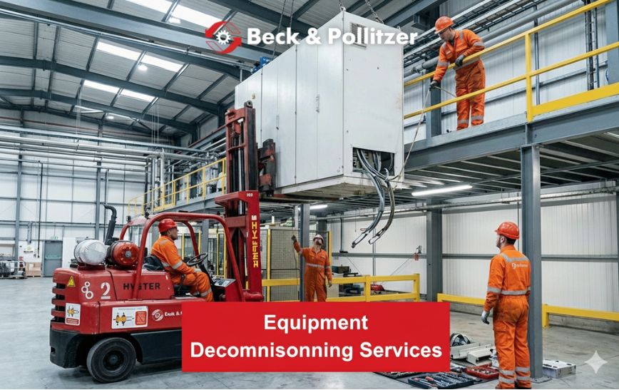 Equipment decommissioning services by Beck & Pollitzer