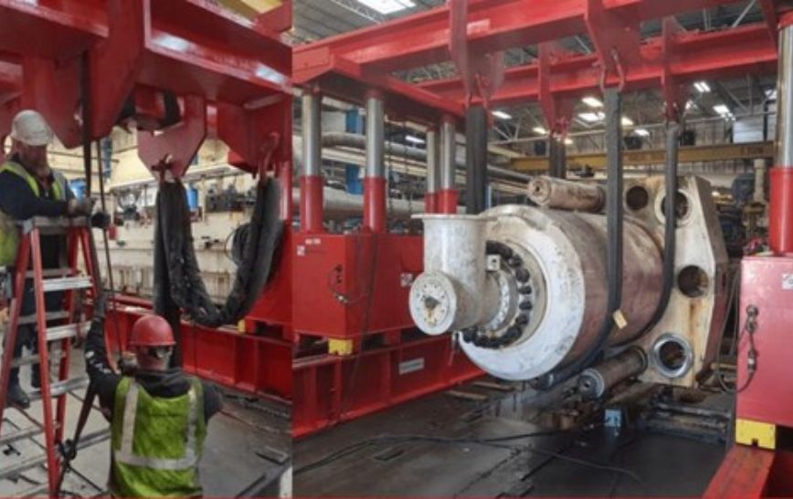 Extrusion Press install