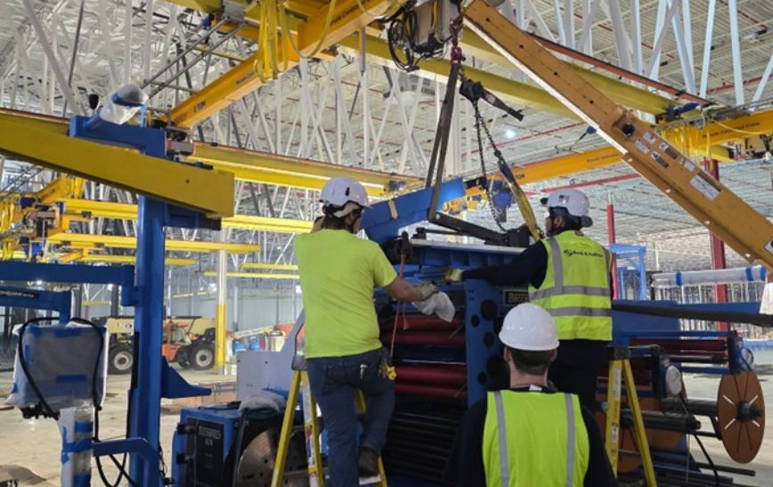 Manufacturing plant installation by B&P USA