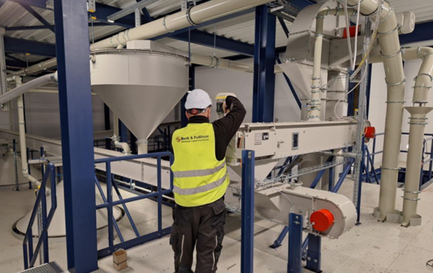Roasting Plant Installation in Sweden